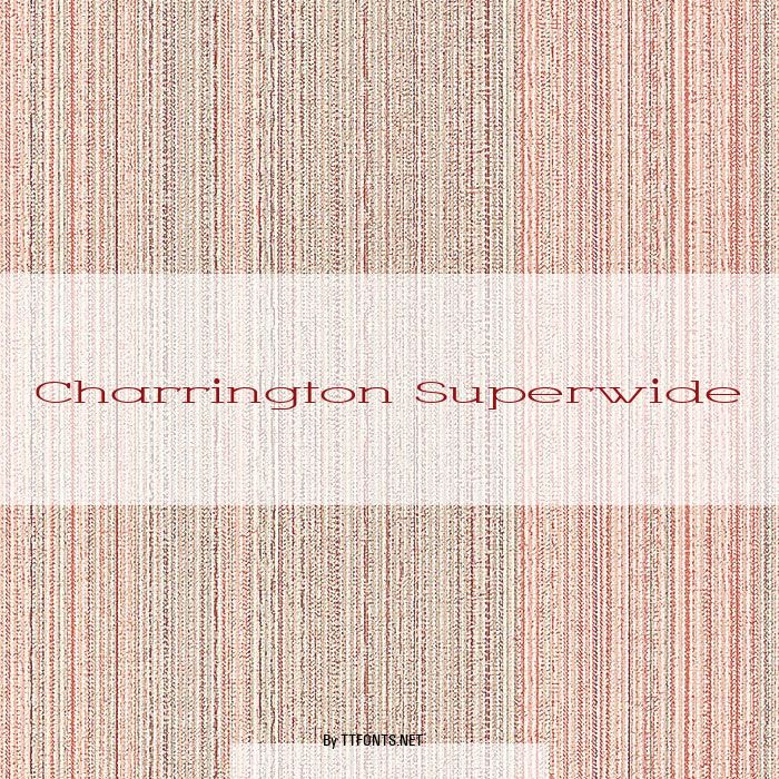 Charrington Superwide example